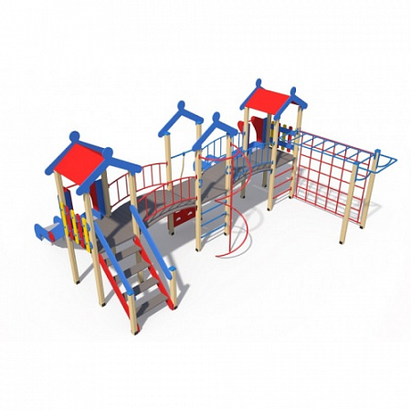 ДИО 03140 Детский игровой комплекс серии Домино Северный Мишка Н-1500 и Н-1200