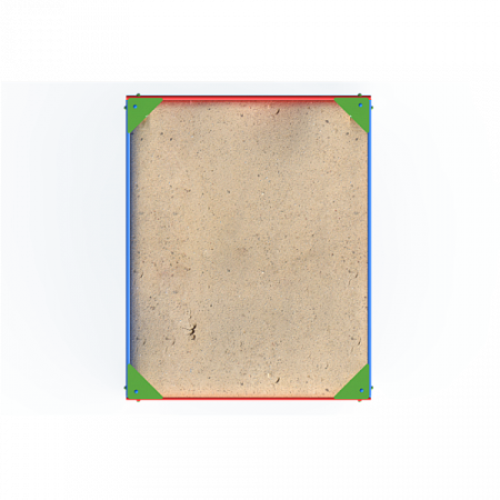 ИО 02260/И Песочница Улыбка.