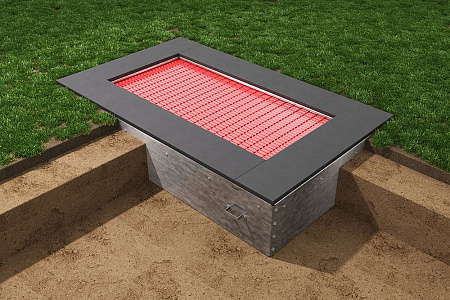 Встраиваемый батут Прямоугольник