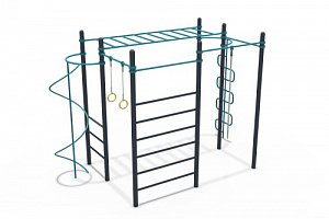 СОВ 01201 Воркаут (комплекс из рукохода с шестами ГТО 89 мм)