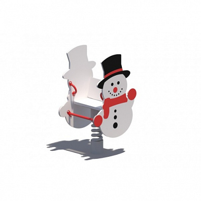 ИО 05330 Качалка на пружине Снеговик