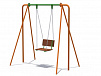ИО 01091 Качели на металлических стойках с сиденьем со спинкой серии Май.