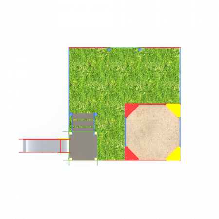 ИО 03110 Песочный дворик Тропики Н-1200