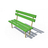 ДХО 06250 Скамья Лужайка со спинкой