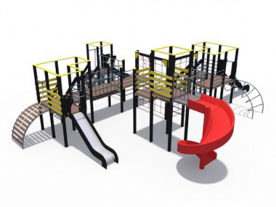 ДИО 09040 Игровой комплекс серии Геометрия, Н-900,1200 и 2000