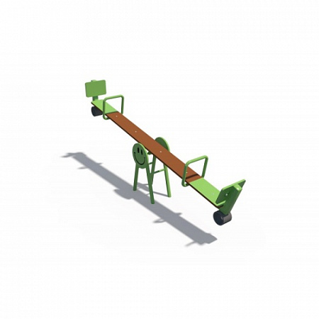 ИО 04075 Балансир коричневый Смайлик