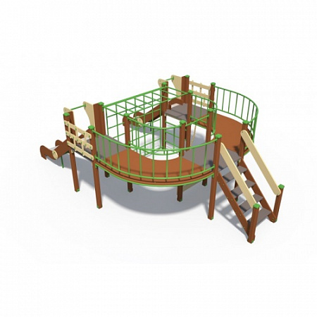 ДИО 04050 Детский игровой комплекс серии Браун Встречные мосты Н-1200