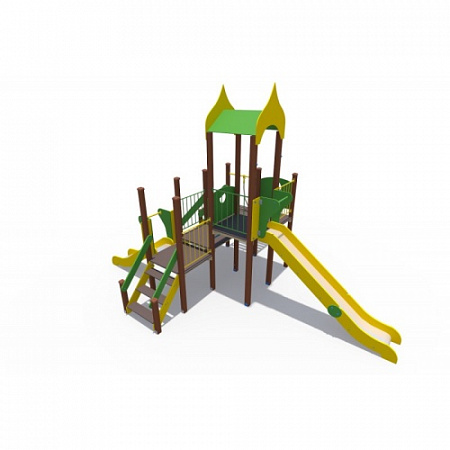 ДИО 04070 Детский игровой комплекс серии Браун Островок Н-900,1500