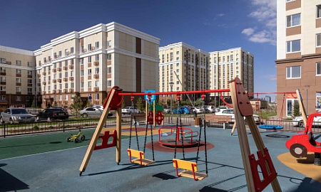 ИО 01060 Качели деревянные Крепость