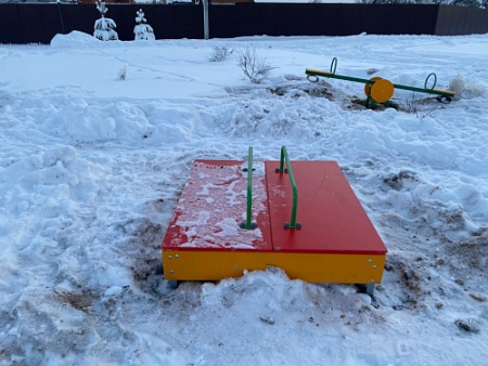 ИО 02090 Песочница Кроха с крышкой