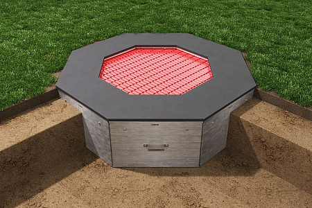 Встраиваемый батут Восьмиугольник