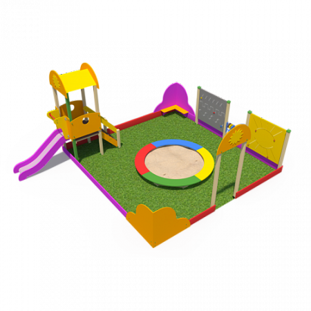 ИО 03120 Песочный дворик Солнышко Н-750