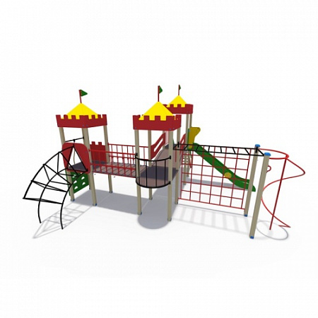 ДИО 02070 Детский игровой комплекс серии империя "Форт" Н-1200 и Н-1500