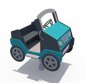 ИО 05412 Качалка на пружине (кабриолет мини)