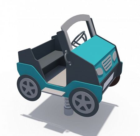 ИО 05412 Качалка на пружине (кабриолет мини)