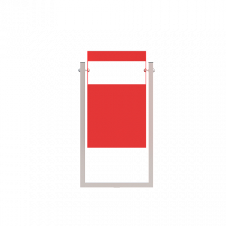 ДХО 01070 Урна металлическая с пепельницей красная