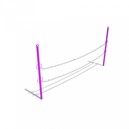 ДХО 03030 Ограждение на цепочке (фиол.)