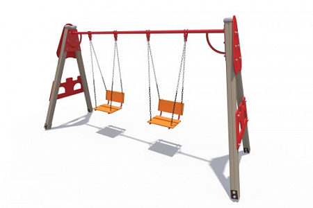 ИО 01060 Качели деревянные Крепость