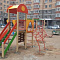 ДИО 03031 Детский игровой комплекс серии солнышко "Игра" (скат металлический) Н-1500