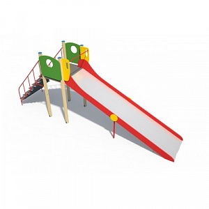 ИО 07040 Горка зимняя Забава Н-1500 (покрытие ската- дерево)