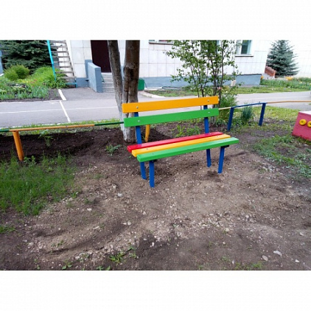 ДХО 06180 Скамья Светофор со спинкой