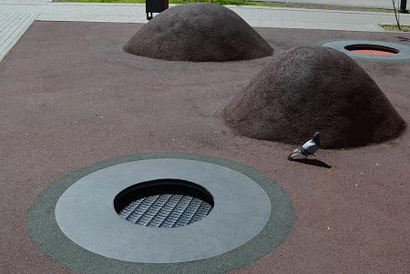 Встраиваемый батут Круг 135