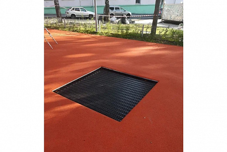 Встраиваемый батут Квадрат 210