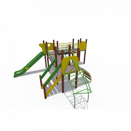 ДИО 04060 Детский игровой комплекс серии Браун Придворье Н-1500