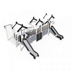 ДИО 03140 Детский игровой комплекс серии Домино Северный Мишка Н-1500 и Н-1200