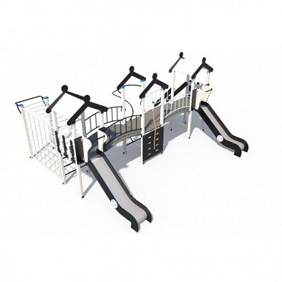 ДИО 03140 Детский игровой комплекс серии Домино Северный Мишка Н-1500 и Н-1200