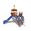 ДИО 02021 Детский игровой комплекс серии империя "Башня с двумя горками" Н-1200
