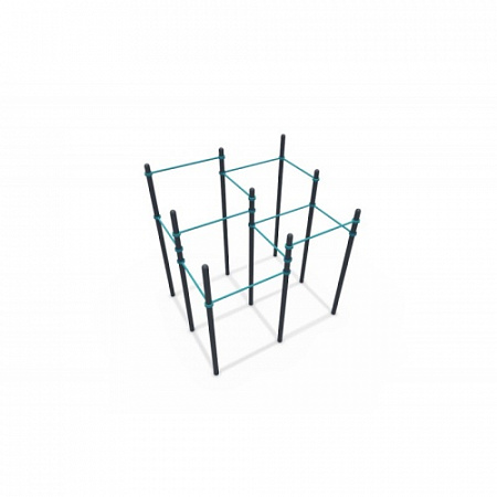 СОВ 01100 Воркаут Комплекс разноуровневых турников (ГТО 89 мм)