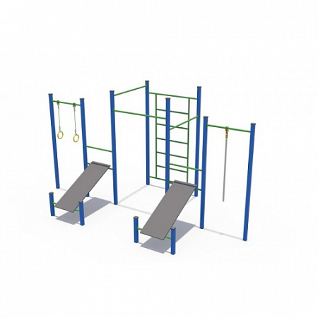 СОВ 04503 Кроссфит (со скамьями для пресса и турниками)