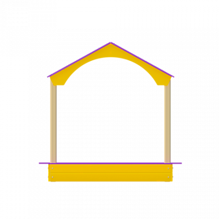 ИО 02170 Песочница Домик