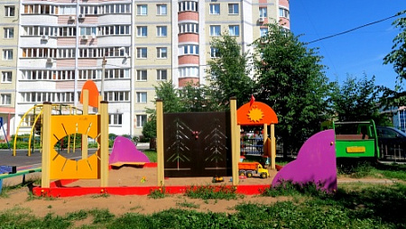 ИО 03120 Песочный дворик Солнышко Н-750