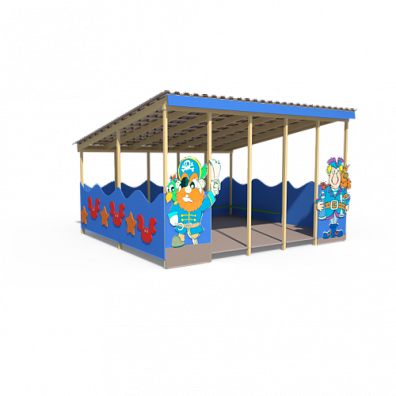 ТН 01020 Теневой навес Пират мини