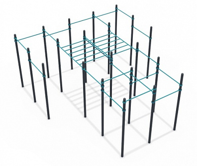 СОВ 01205 Воркаут (комплекс турников, рукоходов ГТО 89 мм)