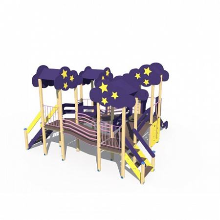 ДИО 04105 Детский игровой комплекс Галактика Н-900 и Н-1200