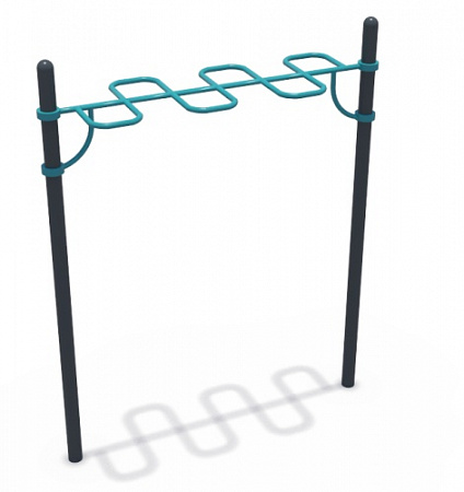 СОВ 01010 Воркаут Рукоход-змейка (ГТО 108 мм)