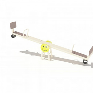 ИО 04070 Балансир коричневый Смайлик