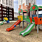 ДИО 03030 Детский игровой комплекс серии солнышко "Зарница" (скаты металлические) Н-1200 и Н-900