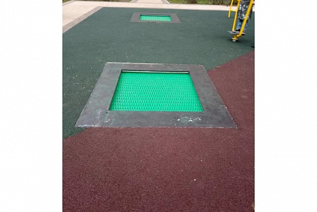 Встраиваемый батут Квадрат 180