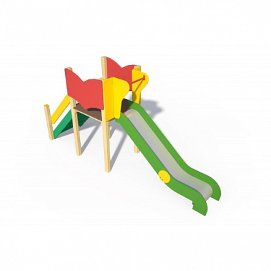 ИО 07050 Горка Детство Н-1200 (металлический скат)