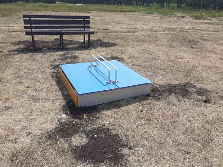 ИО 02092 Песочница с крышкой Кроха.