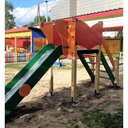 ИО 07050 Горка Детство Н-1200 (металлический скат)