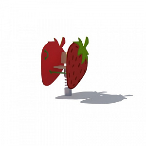 ИО 05380 Качалка на пружине Клубничка