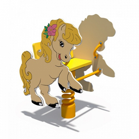 ИО 05210 Качалка на пружине Лошадка