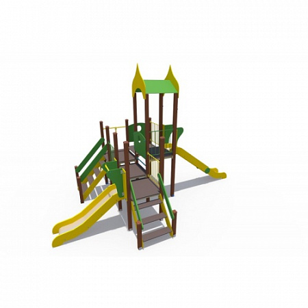 ДИО 04070 Детский игровой комплекс серии Браун Островок Н-900,1500