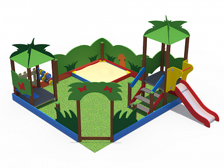 ИО 03191 Песочный дворик (джунгли с горкой)