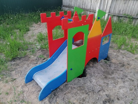 ИО 07140 Горка Волшебный замок Н-620 (металлический скат)